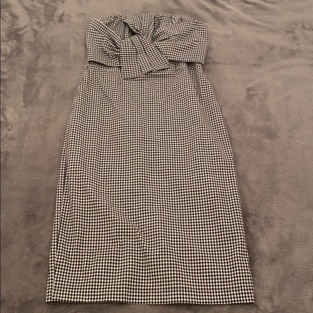 Gingham Knotted Midi Dress
